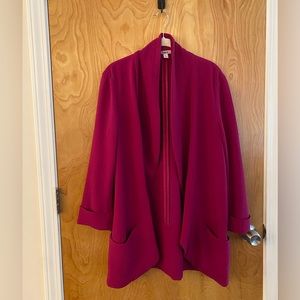 Bar III Oversized Crepe Jacket with pockets